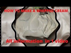 How To Make Perfect Whipped Cream|Whipped Cream Recipe For Cake| केक के लिए क्रीम कैसे बनाए?