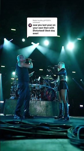 Royale Lynn sings with ‪@DisturbedMusic‬ #rock #duet #disturbed #music #singer #metal #singing #new