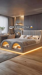 These beds with dog bed pods are pure genius! 🤯🤯 #doglover #dogmom #interiordesign #tiktokmademebuyit | Inspiring Designs