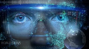 Futuristic Monitor On Face Code Information Stock Footage Video (100% Royalty-free) 14619805 | Shutterstock