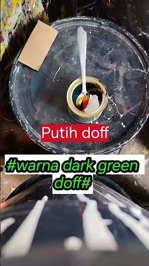 How to make Dark green matte pantone color #mixingcolors #shortsfeed #1jtsubscriber #artshorts #1...