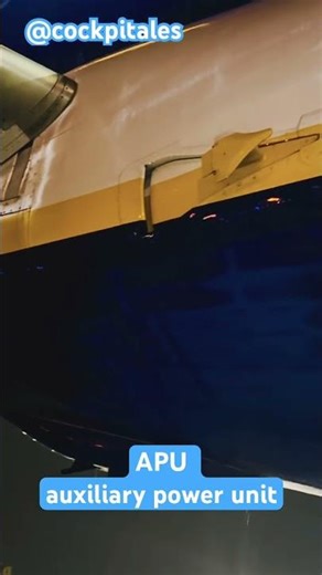 APU | Auxiliary Power Unit | ✈️