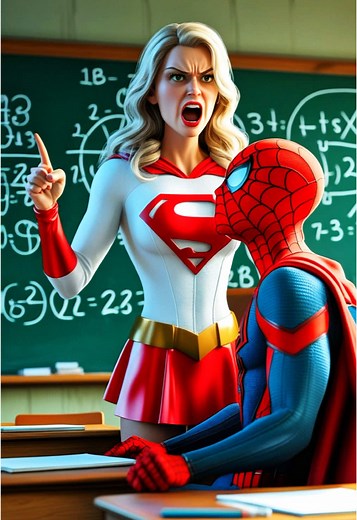 Homem Aranha se vinga dos colegas que estavam roubando seu dever de casa #spiderman #desenho #venon #deadpool #batman