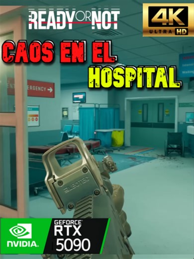 CAOS EN EL HOSPITAL Gráficos ULTRA Realistas [4K 60FPS] #readyornot #gaming #game #gameplay #swat #gamingontiktok