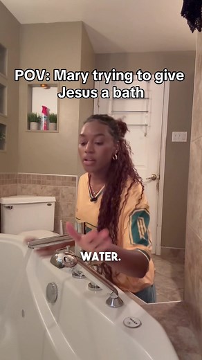 Imagine Mary having to give baby Jesus a bath 🤣 Ok BIBLE CHALLENGE! Who can find the scripture references for each joke I was alluding to? Ready? Go! Answers in the comments I wanna see who was reading their Bible while I was gone 👀😂🫶🏾 Had to do my spin on @vanceelliottcomedy ‘s video 🤣 you are too funny my guy Follow me for more videos! 🥰