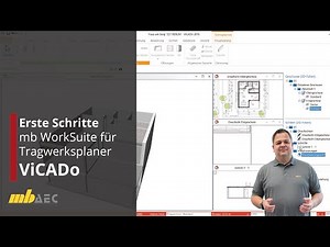 Erste Schritte, mb WorkSuite für Tragwerksplaner - ViCADo.ing (Teil 3) - CAD Statiker