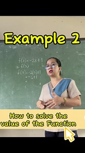348K views · 4.7K reactions | Evaluating Function (Example 2) #mathematics #Math8 #mathtutor #mathlesson #mathematician #MathTinik #mathskills #mathisfun #mathteacher #MaamPagayon | Mommy Eiram MiniVlog | Facebook