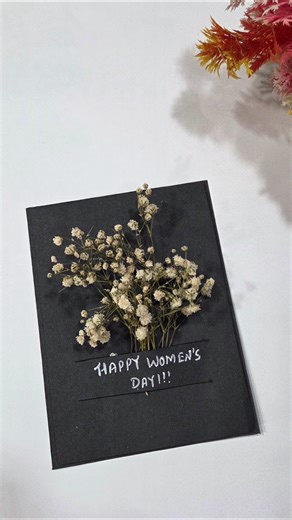 Last Minute Women’s Day Gift 🎁 | Easy DIY Card Tutorial
