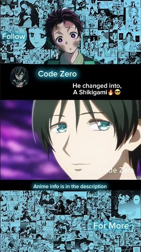 He changed into a Shikigami🔥😎 | The Demon Prince of Momochi House | #animemoments