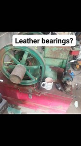In this video I explain how old timers used to use leather as bearing material when there babbit bearings where to wore #anitqueengine #engine #hitandmissengine | Tyler Thon