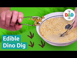 Edible Dinosaur Dig Excavation Activity for Toddlers - Videos For Kids