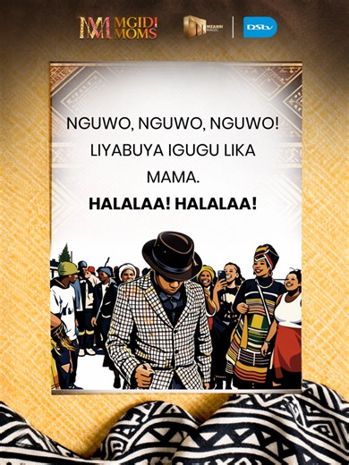 Halalaa! Halalaa! 🎉 Mzansi, the BIGGEST celebration is calling. 🥳 #MgidiMoms starts on Sunday 29 March at 18:00 on Mzansi Magic. 💃🏾