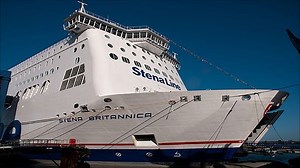 Superferry christened in Harwich