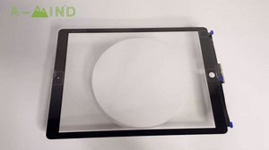 for iPad Pro 12.9 1st Generation Screen Replacement 1st Gen 2015 Digitizer A1584 Touchscreen A1652 Glass Panel Full Repair Parts with Tempered Glass +Tools (LCD no Include, No Instructions) (Black)