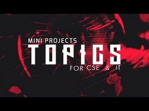 Mini project topics for computer science engineering