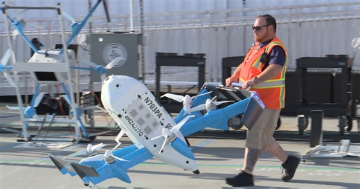 An up-close, inside look at Amazon's new delivery drones flying in KCK