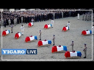 🔴 Tribute at Les Invalides for the French soldiers who died in Mali