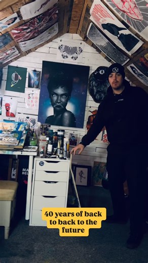 24 reactions | Celebrating 40 years of Back to the Future with a custom-painted skateboard deck. A tribute to the film that made time travel iconic. #backtothefuture #skateboarddeck #art #painting #artist #martymcfly #docbrown #dolorian | DRB-Designs | Facebook