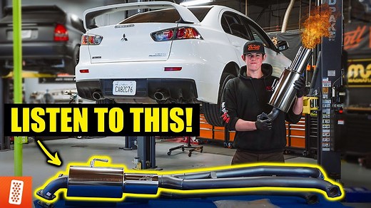 Building the ultimate Evo: HKS Hi-Power exhaust installed
