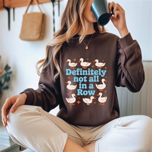 Ducks Not in A Row PNG, Funny Retro Graphic (digital Download) - Etsy