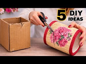 You Won’t Believe This is Recycled Cardboard! 5 Genius Declutter & Organization Ideas