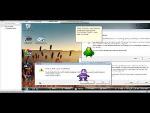 PeedyKill 2013 + My Friend Bonzi + Holzer + MEMZ + Monoxide running on Windows Vista