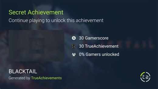 Apex predator achievement in BLACKTAIL