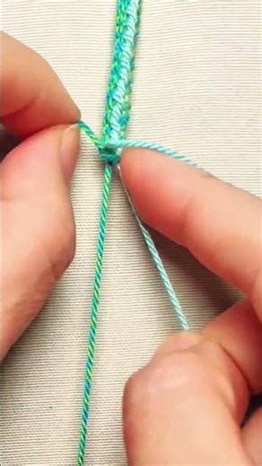 Easy-to-learn cotton thread rope braiding tutorial #knottingskills #youtubeshorts