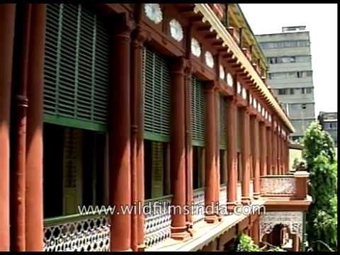 Rabindranath Tagore's house - Jorasanko Thakur bari - archival footage