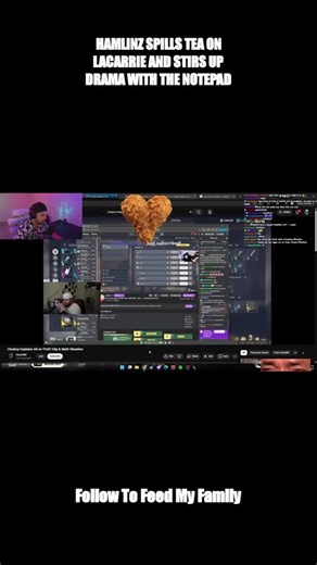 Hamlinz spills tea on LaCarrie and stirs up drama with the notepad! #hamlinz #Dramaalert #Fortnitete