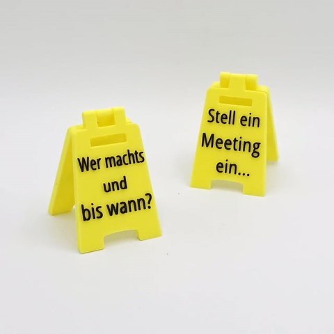 Funny Office Sign for Colleagues, Funny Sayings Mini Sign – Gift Idea for Desk, Printed on Both Sides, Humorous Office Display - Etsy