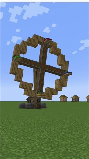 マイクラで本当に回る観覧車を作ってみた！【Create mod】 #minecraft #Shorts