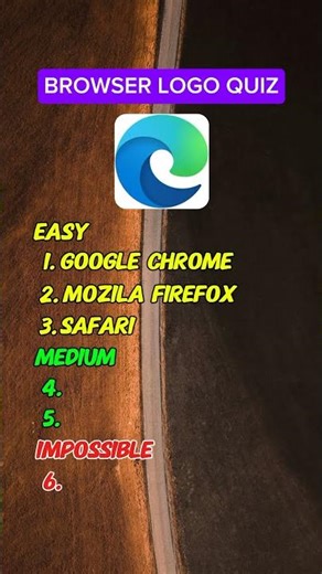 Guess the Browser Logo in 3 Seconds 🤯 (Last One Is Tricky!)