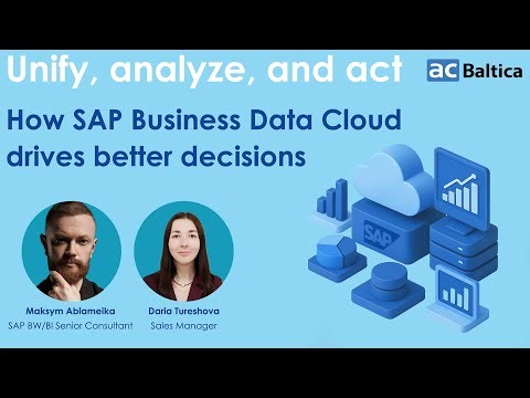 UNIFY YOUR DATA: discover the power of SAP Business Data Cloud