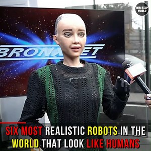 6 Most Realistic Robots in the World That Look Like Humans. | Whatsup World