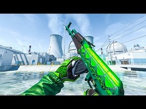 OMFG!! THIS EMERALD AK47 IS CRAZYY🔥🔥- CS2 AK-47 Wintergreen + 5x WayLander Foil Krakow Sticker Craft
