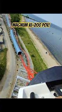 Magnum XL-200, the original hyper coaster POV from Cedar Point!