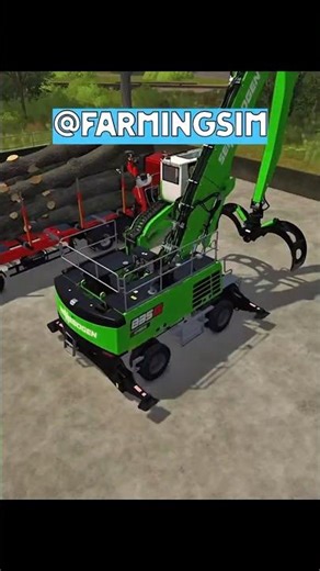 FS25 - Unloading of oak for storage🪵 #fs25 #farmingsimulator25 #ps5
