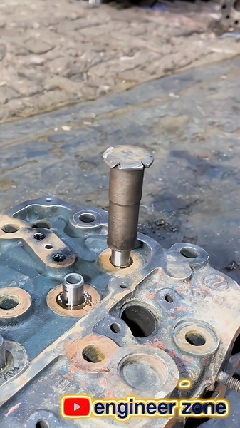 Wrong Valve Guide Installation Can Destroy Your Engine! 😱 | Diesel Engine Repair #Shorts