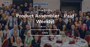 Product Assembler - Paid Weekly! at National Assemblers