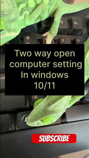 Two way open computer settings on windows #windows#windows 11#windows ows