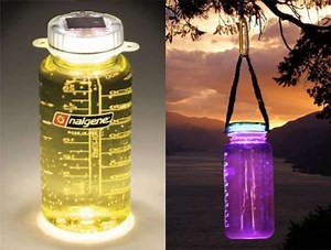 Glowing Water Bottles