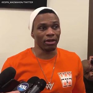 919K views · 1.9K shares | Russell Westbrook explains the verbal altercation he had with Jazz fans during Monday night's game, saying fans told him “to get down on my knees like you used to.” | SportsCenter | Facebook