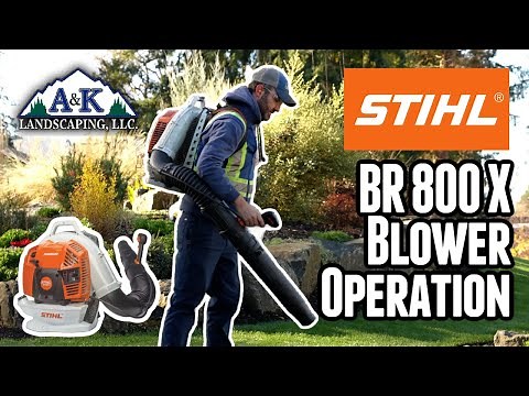 Stihl BR800X - Basic Operation