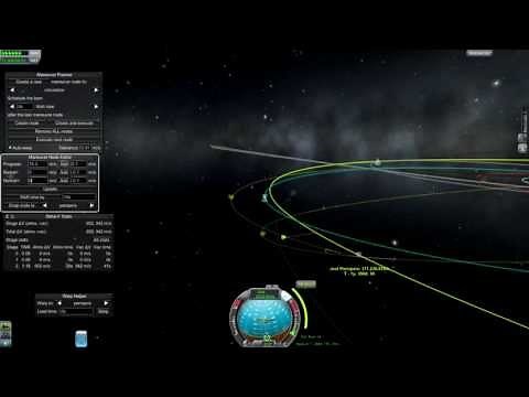 Kerbal Space Program - Using Gravity Assists To Save Fuel