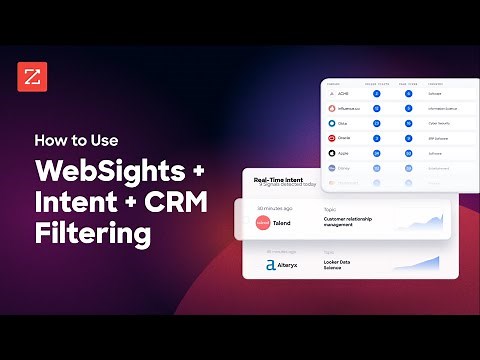 ZoomInfo Tutorial: Find Hot Prospects Using WebSights & Intent Data (2025)