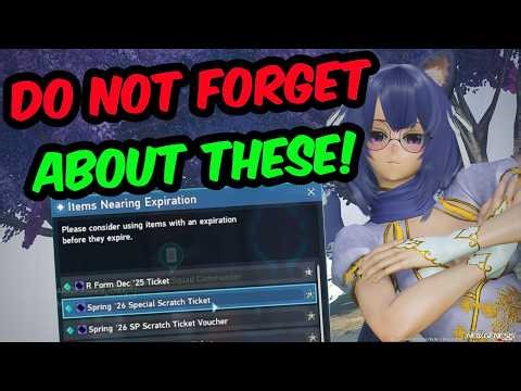 [PSO2:NGS] Pre-Maintenance Check List (April 8, 2026)