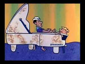 Fred and Barney Sing "Yabba Dabba Doo" w/ Hoagy Carmichael