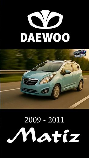 Daewoo Tico → Matiz → Chevrolet Spark ⚡ City Icon Evolution