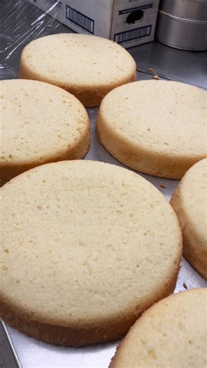 In ten years of my baking career, I've baked thousands of this type and flavor of cake. But every time the cakes are perfect like these, I'm so tickled pink!! | Ruby Vanags